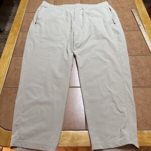 Public‎ Rec Pants Men 40 X 28 Gamechanger Rec Pants Beige Sweatpants Joggers Gym